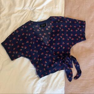 & Other Stories Wrap Top